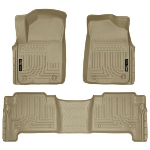 HUSKY Front & 2nd Seat Floor Liners 2011-2013 Infiniti QX56, 2014-2017 Infiniti – 98613