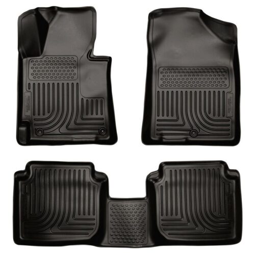 HUSKY Front & 2nd Seat Floor Liners 2011-2013 Hyundai Elantra GLS Sedan, 2011-20