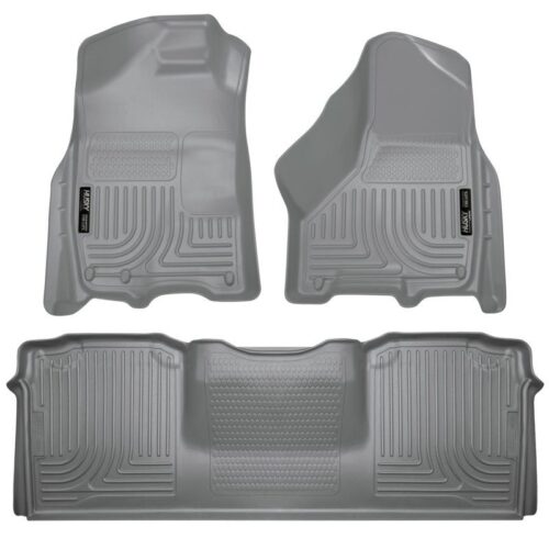 HUSKY Front & 2nd Seat Floor Liners 2010-2017 Dodge Ram 2500 Mega Cab Pickup Veh – 99042