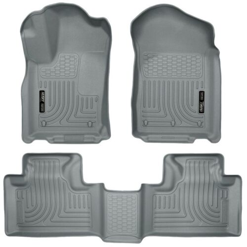 HUSKY Front & 2nd Seat Floor Liners 2011-2015 Dodge Durango Second row bench sea – 99052