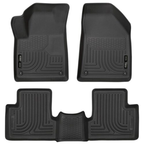 HUSKY Front & 2nd Seat Floor Liners 2015-2017 Jeep Cherokee