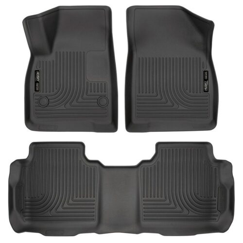 HUSKY Front & 2nd Seat Floor Liners 2017 Cadillac XT5, 2017 GMC Acadia 2nd Row B – 99141