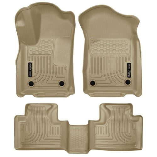 HUSKY Front & 2nd Seat Floor Liners 2016-2017 Dodge Durango Second row bench sea – 99153