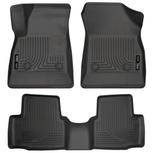 HUSKY Front & 2nd Seat Floor Liners 2016-2017 Chevrolet Cruze No Spare Tire In T