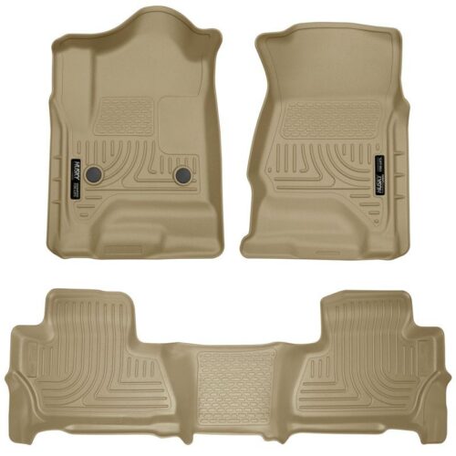 HUSKY Front & 2nd Seat Floor Liners 2015-2017 Chevrolet Suburban, 2015-2017 GMC – 99213