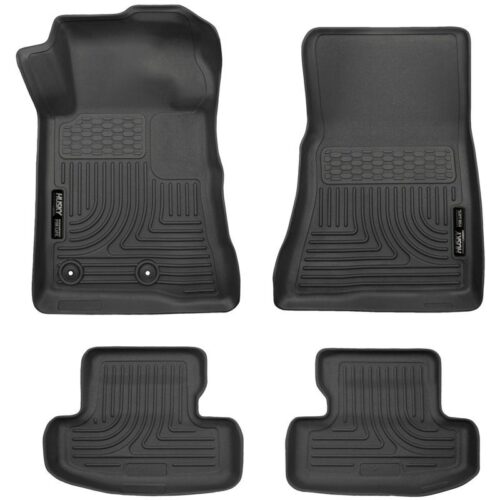 HUSKY Front & 2nd Seat Floor Liners 2015-2017 Ford Mustang, 2016-2017 Ford Musta