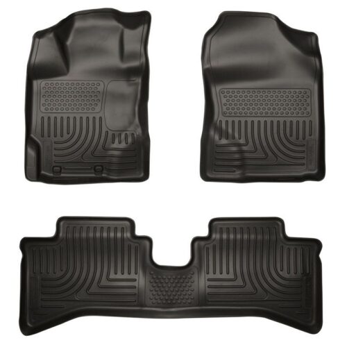 HUSKY Front & 2nd Seat Floor Liners 2012-2016 Toyota Prius C