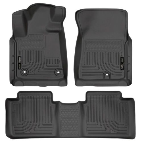 HUSKY Front & 2nd Seat Floor Liners (Footwell Coverage) 2014-2017 Toyota Tundra – 99561