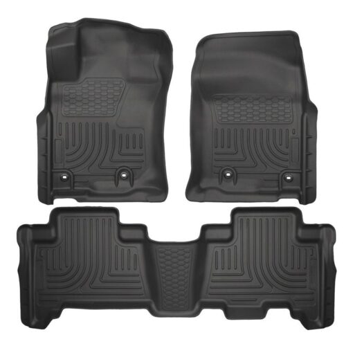 HUSKY Front & 2nd Seat Floor Liners 2014-2017 Lexus GX460, 2013-2017 Toyota 4Run – 99571