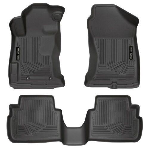 HUSKY Front & 2nd Seat Floor Liners 2017 Subaru Impreza