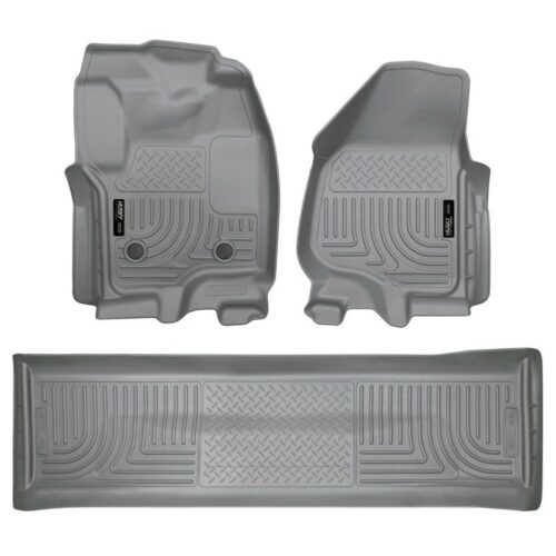 HUSKY Front & 2nd Seat Floor Liners (Footwell Coverage) 2012-2016 Ford F-250 Sup – 99712