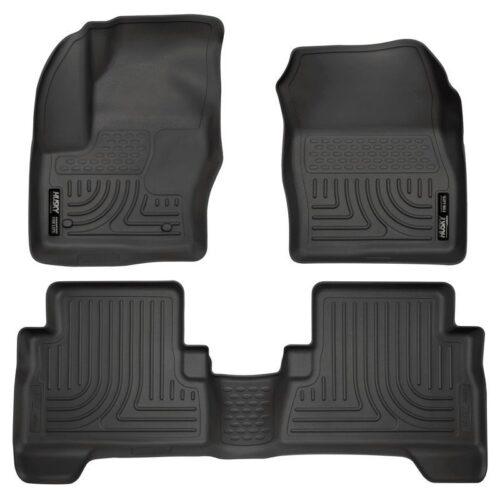 HUSKY Front & 2nd Seat Floor Liners 2013-2017 Ford C-Max, 2013-2017 Ford Escape – 99741