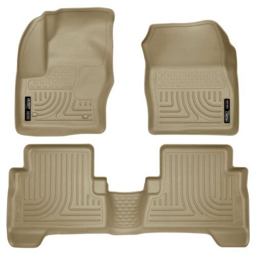 HUSKY Front & 2nd Seat Floor Liners 2013-2017 Ford C-Max, 2013-2017 Ford Escape – 99743