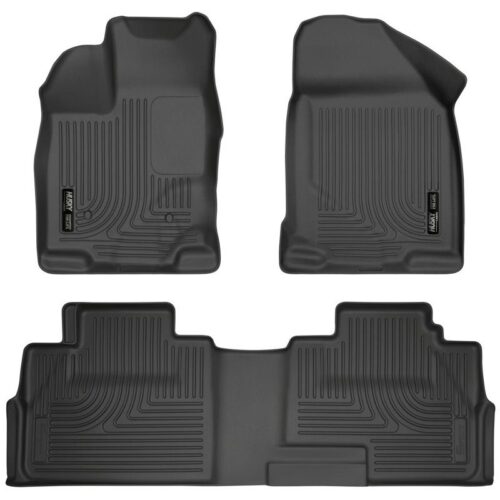 HUSKY Front & 2nd Seat Floor Liners 2007-2014 Ford Edge, 2007-2015 Lincoln MKX – 99761