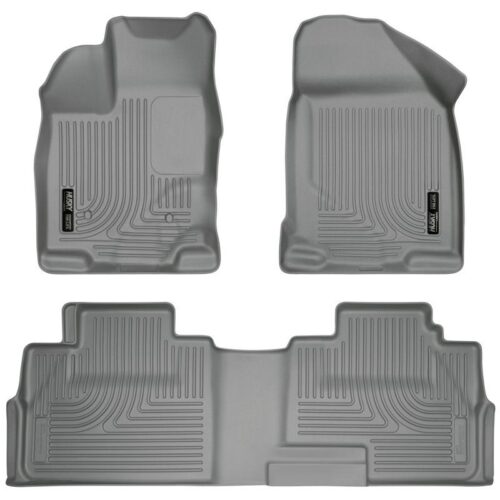 HUSKY Front & 2nd Seat Floor Liners 2007-2014 Ford Edge, 2007-2015 Lincoln MKX – 99762