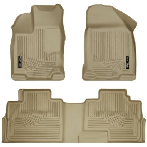 HUSKY Front & 2nd Seat Floor Liners 2007-2014 Ford Edge, 2007-2015 Lincoln MKX – 99763