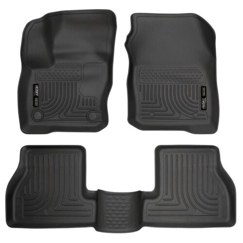 HUSKY Front & 2nd Seat Floor Liners 2016-2017 Ford Focus, 2017 Ford Focus S, 201 – 99771