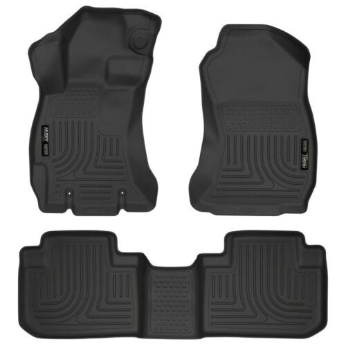 HUSKY Front & 2nd Seat Floor Liners 2014-2017 Subaru Forester