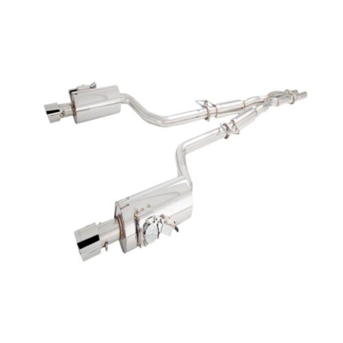 Xforce Chrysler 300C SRT-8 6.4L Stainless Steel Twin 3 Cat-Back System with Var”