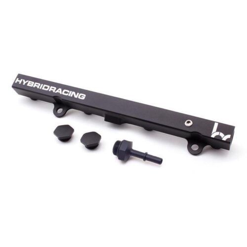 HYBRID RACING 02-06 RSX / 02-05 EP3 BLACK FUEL RAIL WITH RSX / EP3 PUSH-ON FITTI