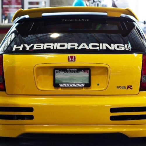 HYBRID RACING UNIVERSAL UNIVERSAL HR BANNER STICKER