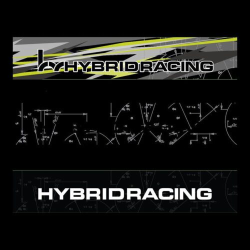 HYBRID RACING UNIVERSAL HYBRID RACING “DIMENSIONS” SUNSTRIP VINYL STICKER – HYB-STI-00-06