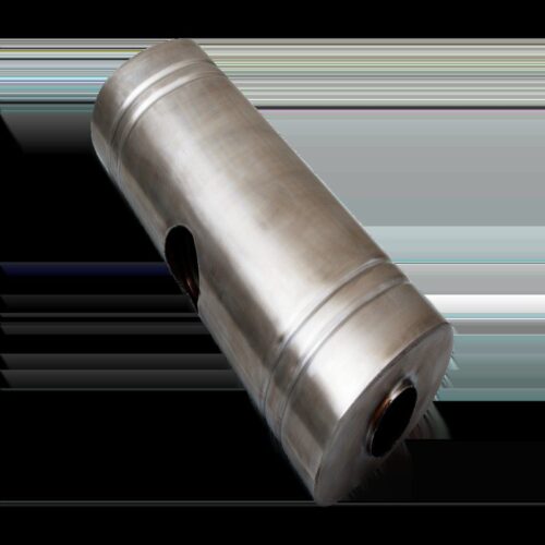 Xforce 304 Stainless Steel Oval Muffler 8x 5″ x 24″ East West Centre 3″ centre”